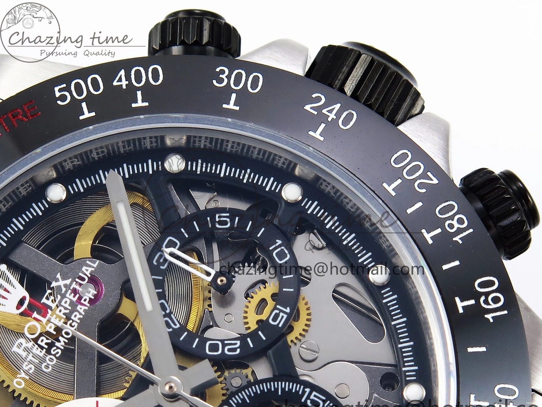 Bracelet Edition SONIC Daytona SS Bezel Skeleton Skeleton Best SA4130 Dial on Ceramic Oyster 0127